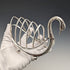 British Vintage Silver Plated Swan Toast Rack